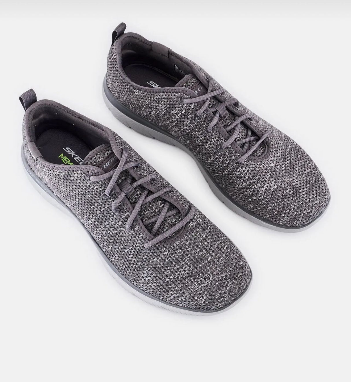 Skechers Men Summits Doharis Lace Up Outdoor Shoes, Charcoal