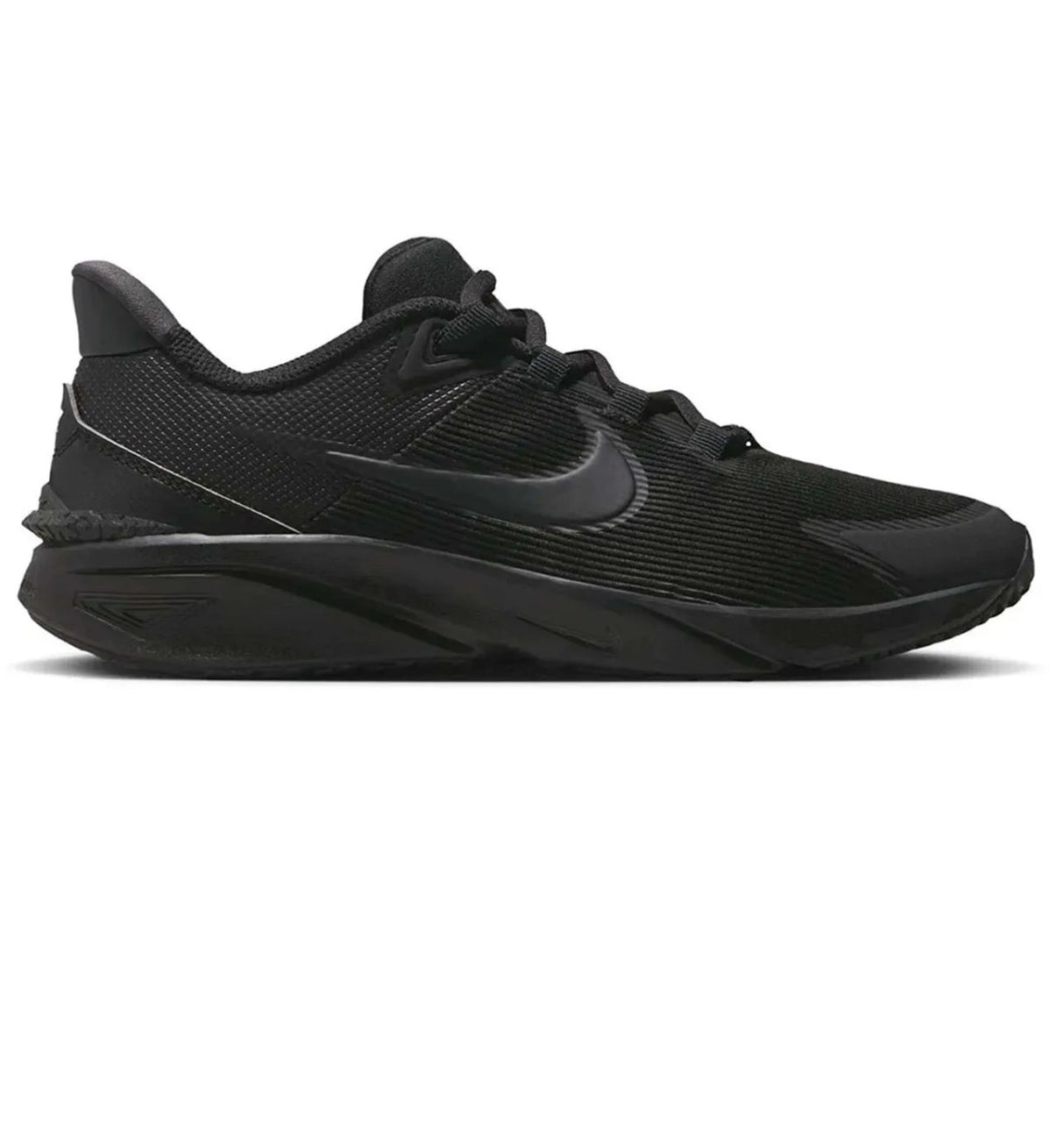 Nike Dx7615 Star Runner 4 Gs - Unisex Black Sneakers